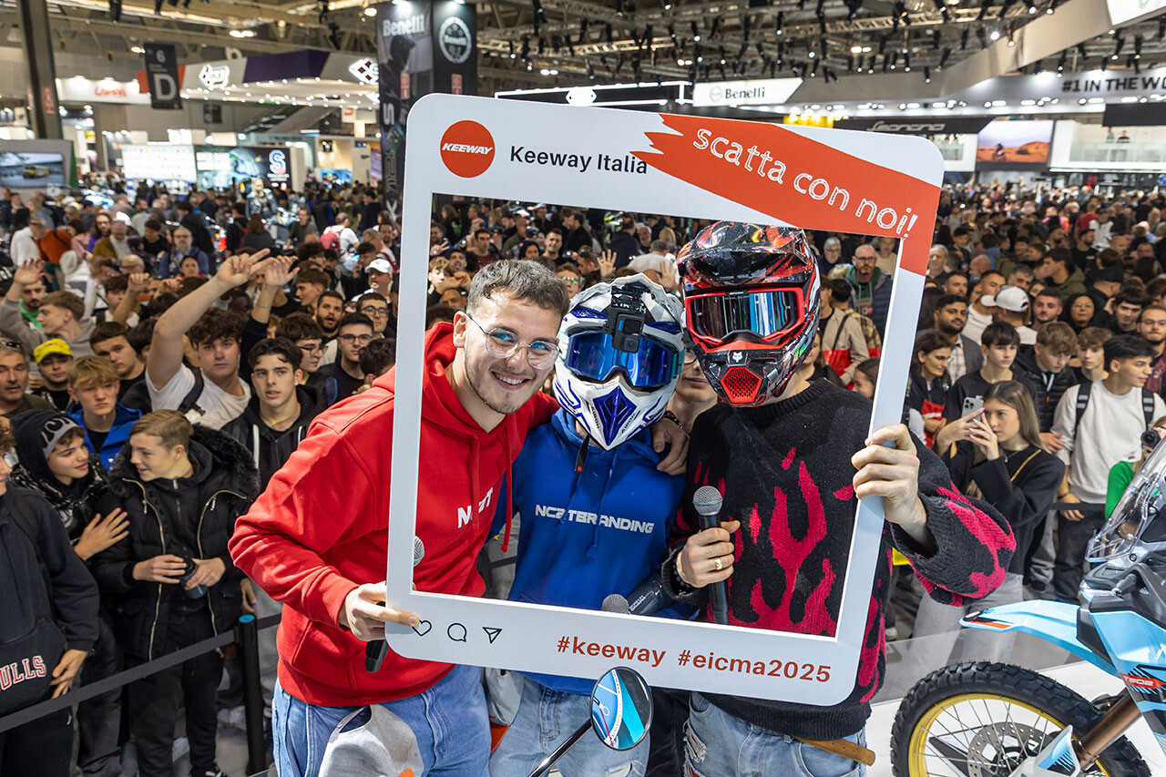 Keeway září na veletrhu EICMA 2025 energií a stylem